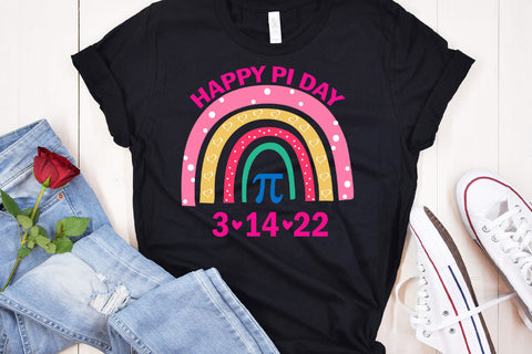 Rainbow Happy Pi Day Sublimation I Pi Day 3-14- 22 Sublimation Happy Printables Club 