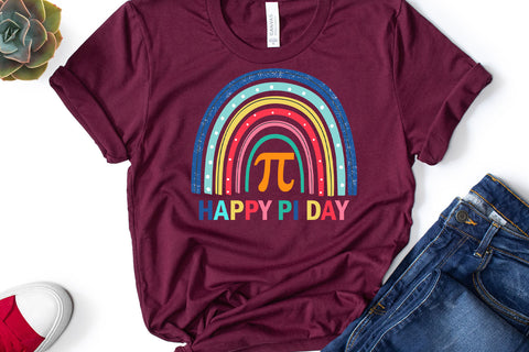 Rainbow Happy Pi Day Sublimation I Pi Day Sublimation Ideas Sublimation Happy Printables Club 