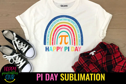Rainbow Happy Pi Day Sublimation I Pi Day Sublimation Ideas Sublimation Happy Printables Club 