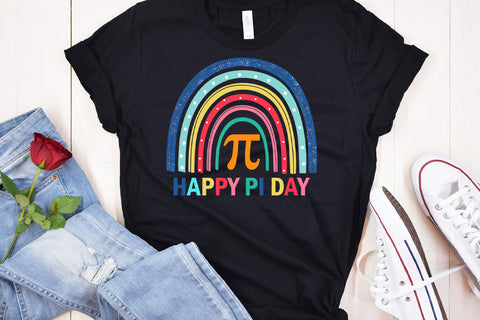 Rainbow Happy Pi Day Sublimation I Pi Day Sublimation Ideas Sublimation Happy Printables Club 