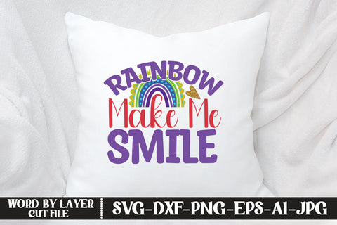 Rainbow Make Me Smile SVG DESIGN SVG MStudio 