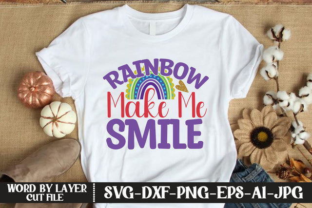 Rainbow Make Me Smile SVG DESIGN SVG MStudio 