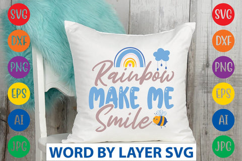 Rainbow Make Me Smile svg design SVG Rafiqul20606 