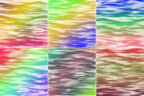 Rainbow Ocean Digital Paper Background Pack Digital Pattern SineDigitalDesign 