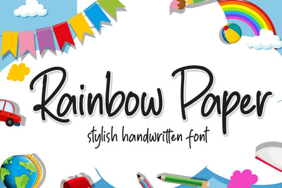 Rainbow Paper SVG Mozarella 