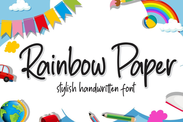 Rainbow Paper SVG Mozarella 