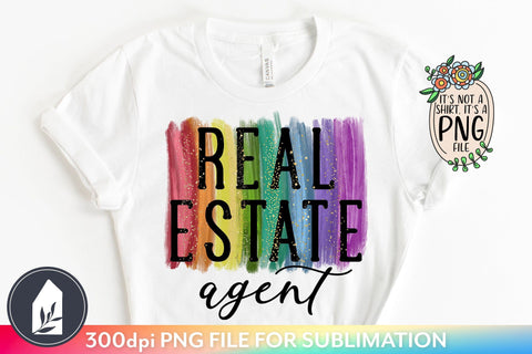 Rainbow Real Estate Agent Sublimation Sublimation LilleJuniper 