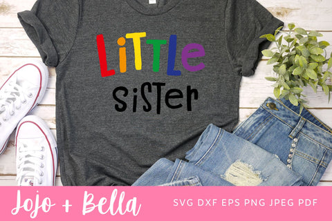 Rainbow sister brother bundle SVG, Rainbow family Svg, Rainbow Svg Bundle Svg, Boho Rainbow, Cute Rainbow Svg, Rainbow Clipart, Rainbow SVG Jojo&Bella 
