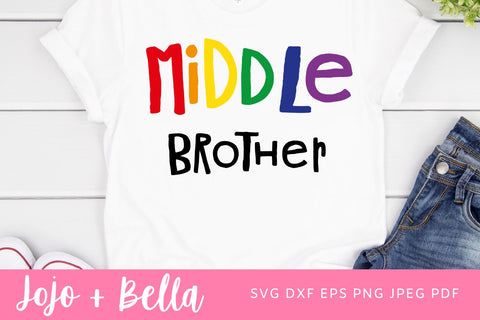 Rainbow sister brother bundle SVG, Rainbow family Svg, Rainbow Svg Bundle Svg, Boho Rainbow, Cute Rainbow Svg, Rainbow Clipart, Rainbow SVG Jojo&Bella 