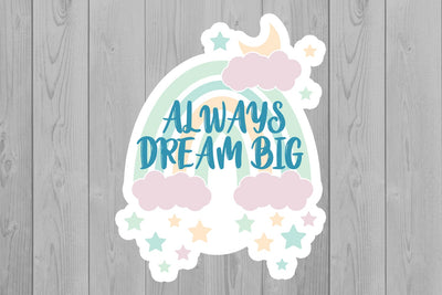 Rainbow Stickers | Motivation PNG | Boho Rainbow PNG Sublimation Fly Design 