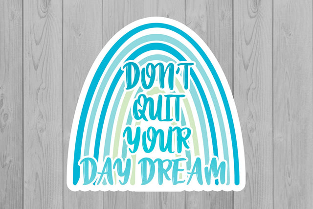 Rainbow Stickers | Motivation PNG | Boho Rainbow PNG Sublimation Fly Design 