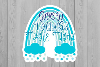 Rainbow Stickers | Motivation PNG | Boho Rainbow PNG Sublimation Fly Design 