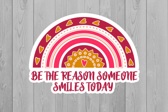 Rainbow Stickers | Motivation PNG | Boho Rainbow PNG Sublimation Fly Design 