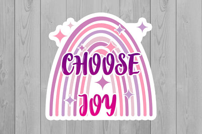 Rainbow Stickers | Motivation PNG | Boho Rainbow PNG Sublimation Fly Design 
