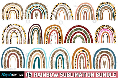 Rainbow Sublimation Bundle Sublimation Regulrcrative 