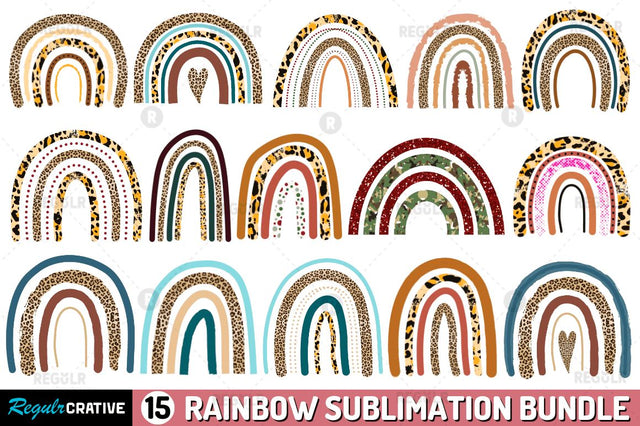 Rainbow Sublimation Bundle Sublimation Regulrcrative 