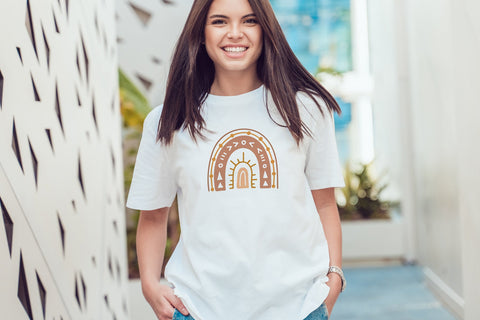 Rainbow SVG Bundle, boho Rainbow Clipart, fall rainbow baby SVG Digital Rainbow Shop 