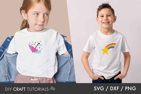 Rainbow SVG Bundle SVG DIY Craft Tutorials 