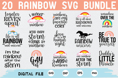 rainbow svg bundle SVG md faruk hossain 