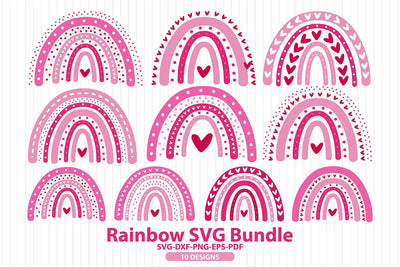 Rainbow SVG Bundle SVG shah alam 