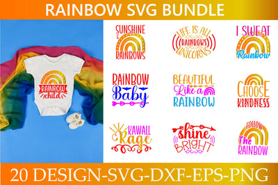 Rainbow SVG Bundle SVG Shahin alam 