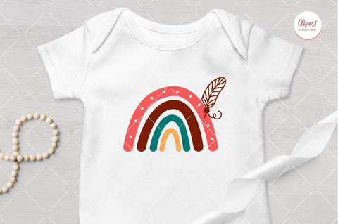 Rainbow svg cut files, Boho rainbow svg, dxf, png, eps SVG ClipartMuchLove 