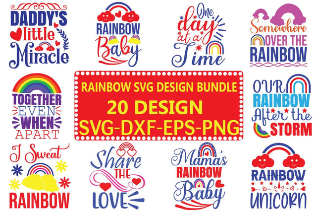 Rainbow Svg design bundle SVG designer krishna 