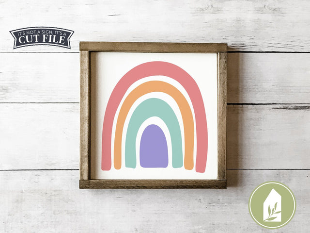 Rainbow SVG | Kids svg | Farmhouse Nursery SVG SVG LilleJuniper 
