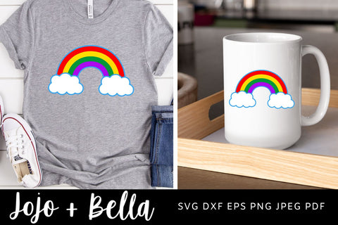 Rainbow Svg, LGBT Svg, Pride Svg, Rainbow Clipart, Rainbow Png, Virus Svg, Quarantine Svg, Thankful Svg, Nurse Svg, cut files, Cricut SVG Jojo&Bella 