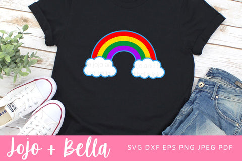 Rainbow Svg, LGBT Svg, Pride Svg, Rainbow Clipart, Rainbow Png, Virus Svg, Quarantine Svg, Thankful Svg, Nurse Svg, cut files, Cricut SVG Jojo&Bella 