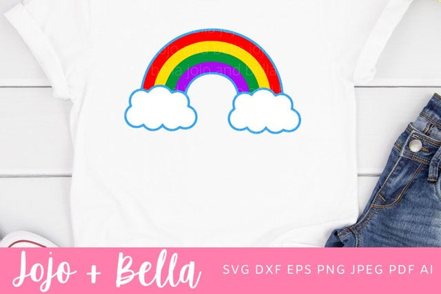 Rainbow Svg, LGBT Svg, Pride Svg, Rainbow Clipart, Rainbow Png, Virus Svg, Quarantine Svg, Thankful Svg, Nurse Svg, cut files, Cricut SVG Jojo&Bella 