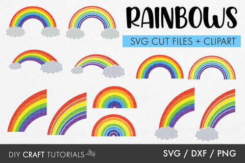 Rainbow SVG SVG DIY Craft Tutorials 