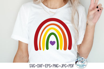 Rainbow SVG SVG Wispy Willow Designs 