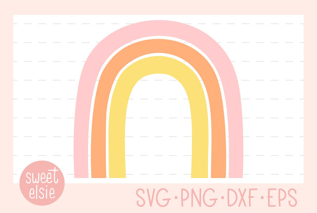 Rainbow SVG Sweet Elsie 