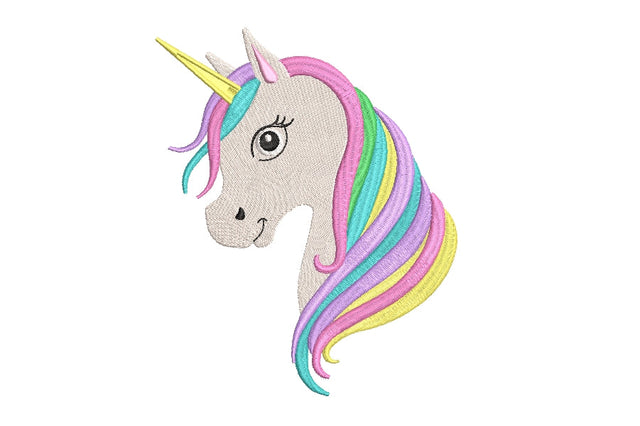 Rainbow Unicorn machine Embroidery design, 5 sizes. Embroidery/Applique DESIGNS ArtEMByNatalia 