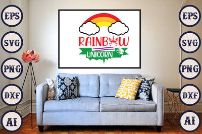 Rainbow Unicorn SVG Craftlabsvg24 