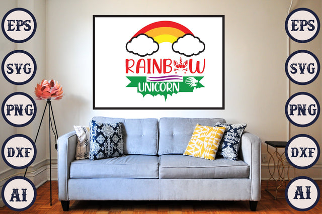 Rainbow Unicorn SVG Craftlabsvg24 