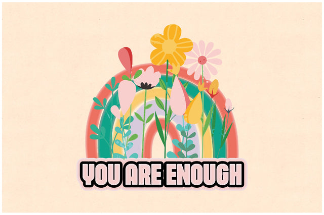Rainbow You Are Enough Sublimation Sublimation Jagonath Roy 