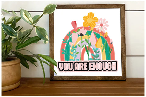 Rainbow You Are Enough Sublimation Sublimation Jagonath Roy 