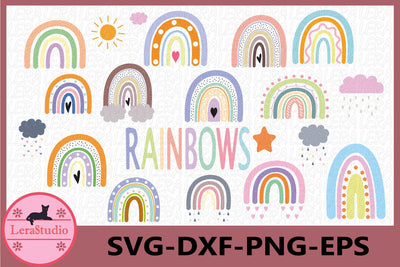 Rainbows Svg SVG Lerastudio 