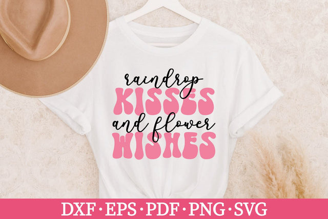 Raindrop Kisses and Flower Wishes SVG Carla C Designs 