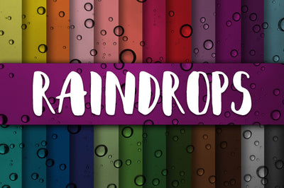 Raindrops Digital Paper Textures Sublimation Old Market 