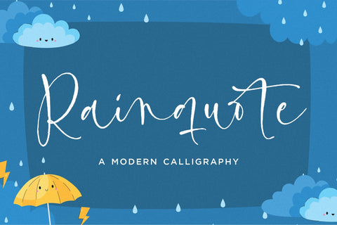 Rainquote Font Font Balpirick 