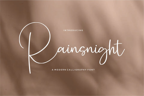 Rainsnight Font Qwrtype Foundry 