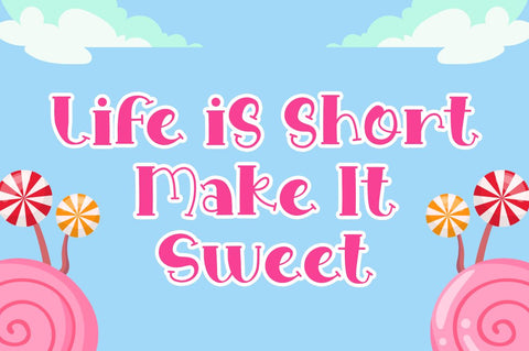 Rainy Candy - Christmas Font Font Illushvara Design 