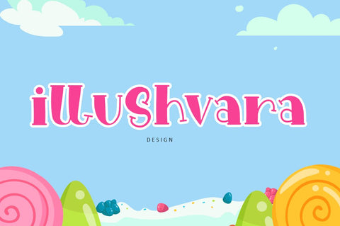 Rainy Candy - Christmas Font Font Illushvara Design 