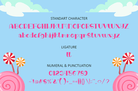 Rainy Candy - Christmas Font Font Illushvara Design 