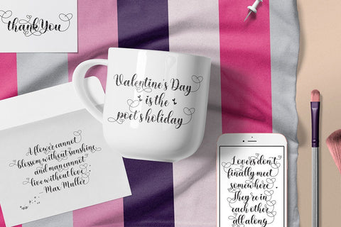 Rainy Love | Lovely Calligraphy Font studioalmeera 