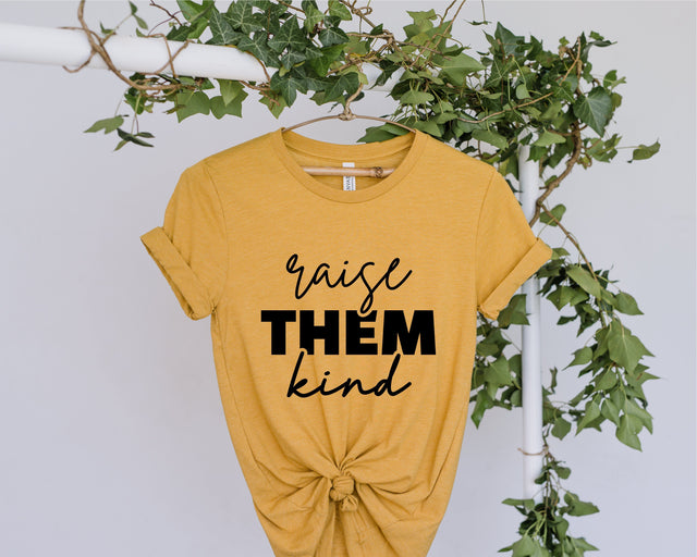 Raise Them Kind svg, Mom Life svg, Be Kind svg, Kindness svg, dxf,png instant download, Inspirational SVG, Mom Quote svg, Positive Quote svg SVG Fauz 