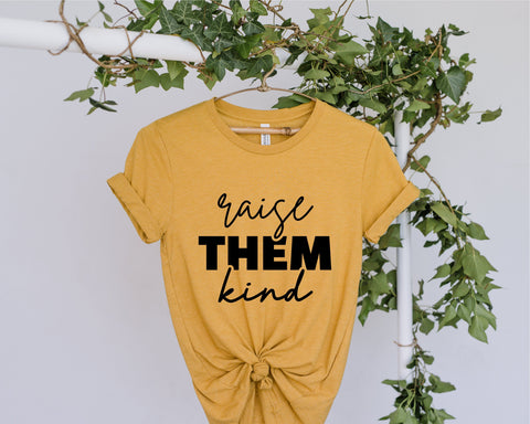 Raise Them Kind svg, Mom Life svg, Be Kind svg, Kindness svg, dxf,png instant download, Inspirational SVG, Mom Quote svg, Positive Quote svg SVG Fauz 